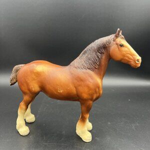 Vintage Breyer Traditional #83 Clydesdale Mare Chestnut